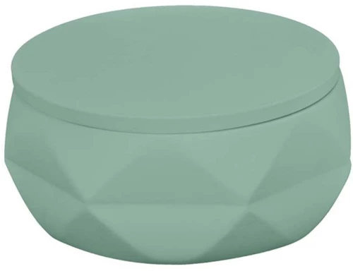 Βάζο Για Βαμβάκι Crackle Jar 10,5x6cm Maledivia Kleine Wolke Πολυρεσίνη