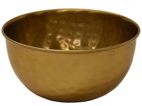 Διακοσμητικό Μπωλ 00.07.74007 15x7cm Gold Μέταλλο