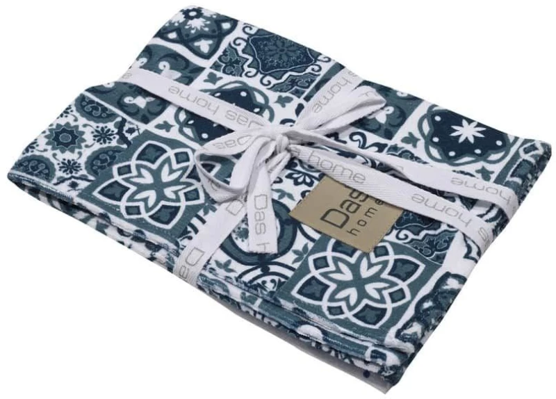 Ποτηρόπανα 0633 (Σετ 2τμχ) Multi Das Home 40x65cm Microfiber