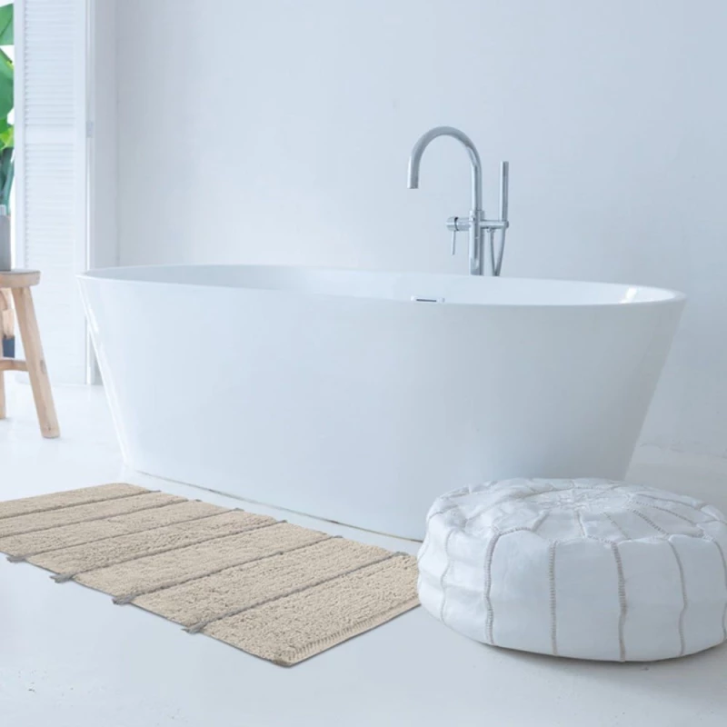 Πατάκι Μπάνιου Calypso Natural Guy Laroche 55Χ85 55x85cm 100% Βαμβάκι