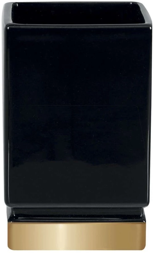 Ποτηροθήκη Roma 03196.004 Black-Gold Πορσελάνη