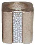 Κηροπήγιο F-13644 7,3x8,3cm Bronze Marhome Κεραμικό
