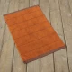 Πατάκι Μπάνιου Agua Deep Orange Nima 50 X 80 100% Βαμβάκι