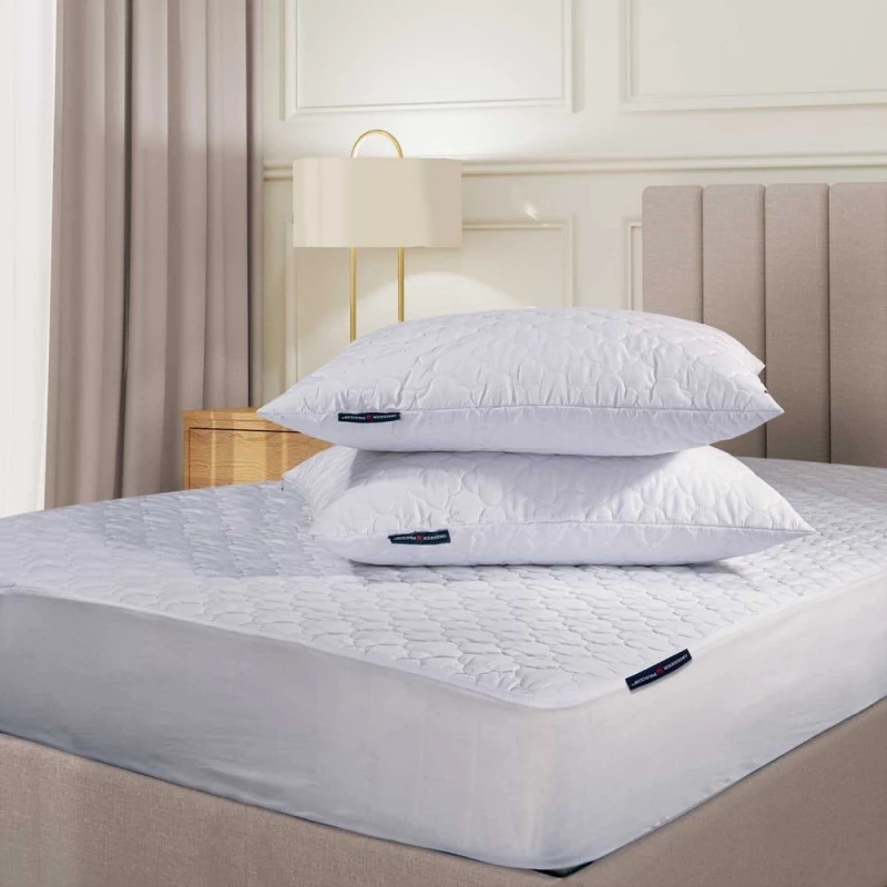Επίστρωμα 2340 Καπιτονέ White Das Home Ημίδιπλο 120x235cm 100% Βαμβάκι