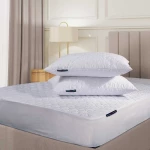 Επίστρωμα 2340 Καπιτονέ White Das Home Ημίδιπλο 120x235cm 100% Βαμβάκι