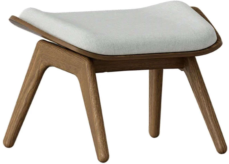Σκαμπό The Reader Ottoman 5588NC705-03 60x46x42cm Dark Oak-Light Grey Umage