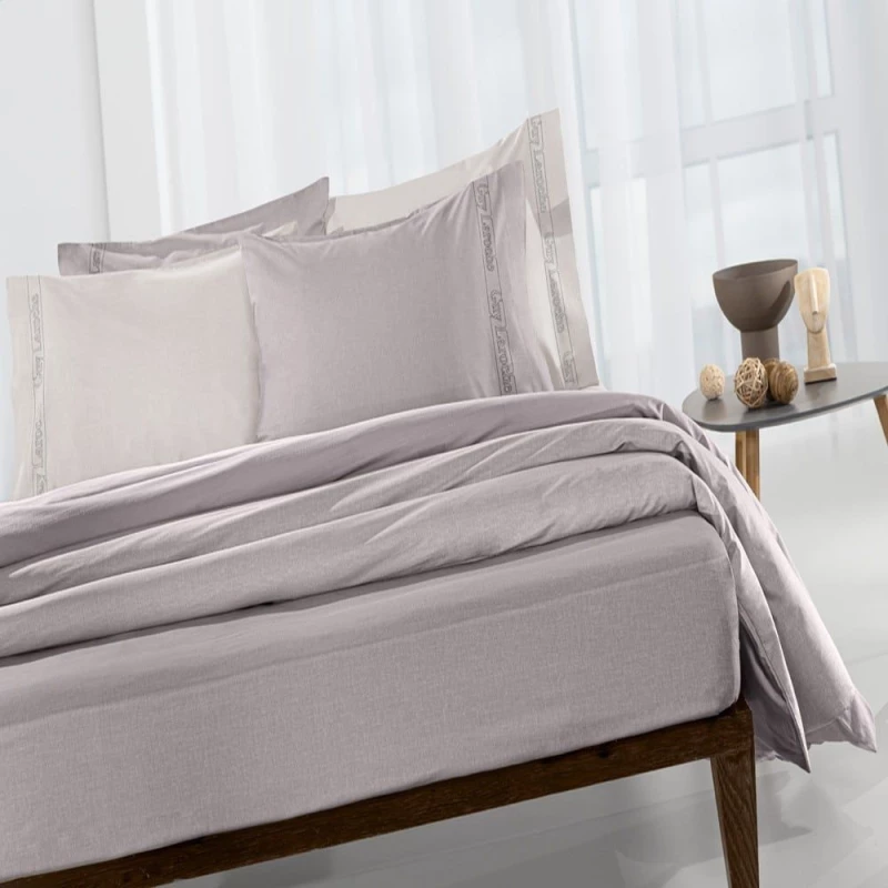 Σεντόνι Color Plus Melanze Guy Laroche Μονό 170x270cm 100% Βαμβακερό Περκάλι