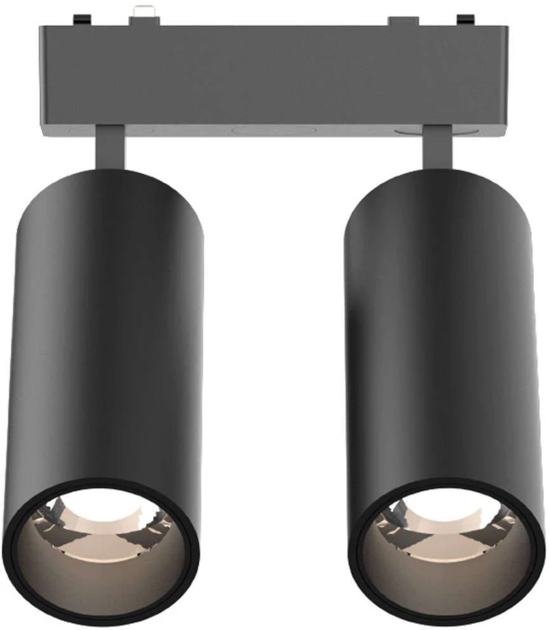 Σποτ Μαγνητικής Ράγας Ultra-Thin T05205-BL 2xLed 1440lm 9W 4,4x16cm Black Inlight