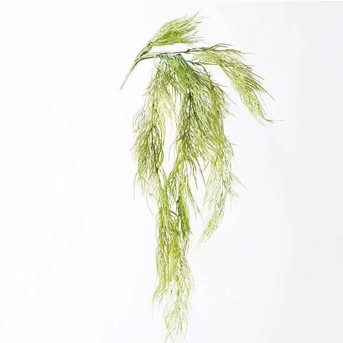Τεχνητή Κρεμαστή Φτέρη 6361-7 15x83cm Green-White Supergreens Πολυαιθυλένιο