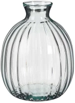 Βάζο Γυάλινο Silena 02.1134428 23,5x26,5cm Clear Γυαλί