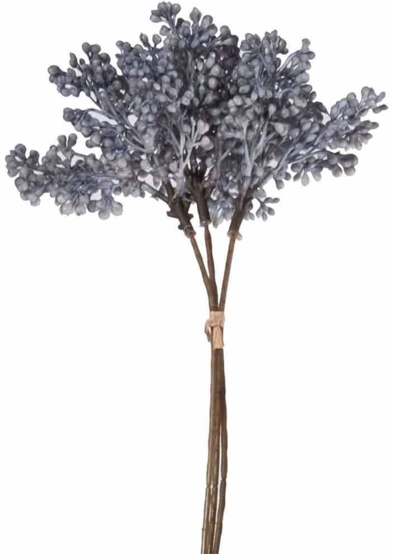 Τεχνητό Μπουκέτο Berry 3861-7 28cm Blue Supergreens Πολυέστερ