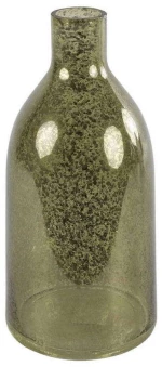 Βάζο Γυάλινο 013.788506 14x29cm Green Γυαλί