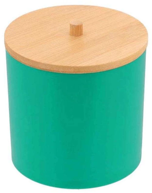 Θήκη Για Βαμβάκι 06.6785267 Green-Natural Πλαστικό,Bamboo