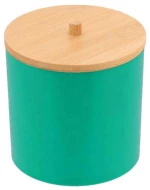 Θήκη Για Βαμβάκι 06.6785267 Green-Natural Πλαστικό,Bamboo