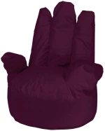 Πουφ Hando Purple 74X70X80
