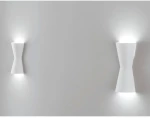 Φωτιστικό Τοίχου - Απλίκα I-Clepsydra-L-AP E14 38x18x9cm White Intec
