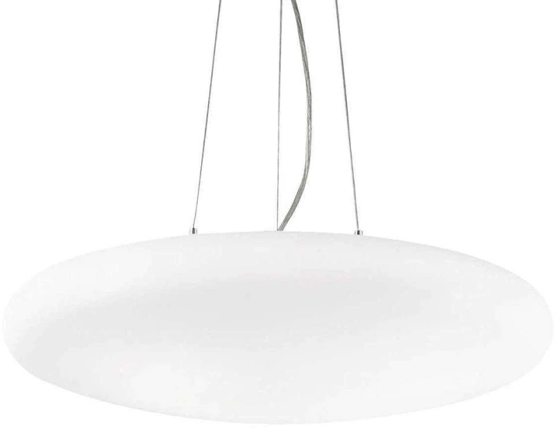 Φωτιστικό Οροφής Smarties 032009 50x20,5/229,5cm 3xE27 60W White Ideal Lux