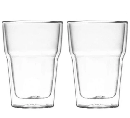 Ποτήρια Νερού Chantilly (Σετ 2Τμχ) 02220450 20,8x8,3x11cm 220ml Clear Gusta Γυαλί