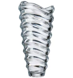 Βάζο Wave CTB03500105 34cm Κρυστάλλινο Clear Βοημίας Κρύσταλλο