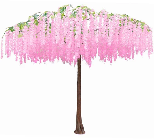 Τεχνητό Δέντρο Γλυσίνια 5480-6 370x290cm Pink Supergreens Υαλοβάμβακας