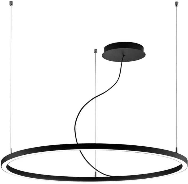 Φωτιστικό Οροφής Led Verdi 4224200 D1270 Black Viokef Μέταλλο