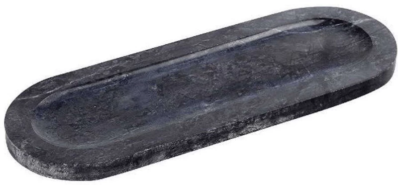 Πλατώ Σερβιρίσματος FAV230 20x7x1cm Black Espiel Μάρμαρο