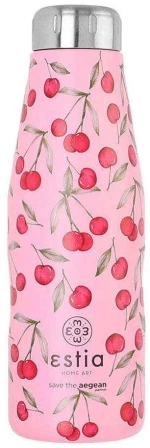 Ισοθερμικό Μπουκάλι Travel Flask Save The Aegean Cherry 01-16647 500ml Multi Estia