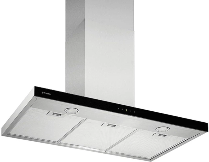 Απορροφητήρας Καμινάδα Grandezzo 065039901 90cm Inox-Black Pyramis