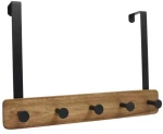 Κρεμάστρα Πόρτας 5 Θέσεων 824878 38,5x4,8x25,5cm Natural-Black Ankor