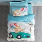 Σεντόνια Παιδικά Lets Go (Σετ 3τμχ) Multi Madi Μονό 170x240cm 100% Βαμβάκι