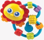 Κουδουνίστρα Με Μασητικό Curly Critters Lion 0182514 0+ Μηνών Multi Playgro