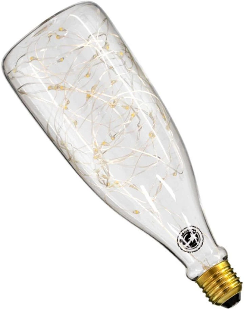 Λαμπτήρας Led Deco Bottle 99221 DBC80 E27 3W 240lm Clear GloboStar 3W