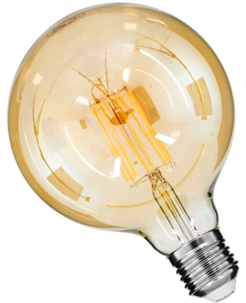 Λαμπτήρας Led Long Filament 99044 G125 E27 12W 1260lm Dimmable Honey GloboStar