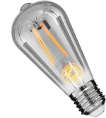 Λαμπτήρας Led Long Filament 99077 ST64 E27 10W 1000lm Dimmable Fume GloboStar 10W