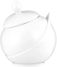 Βάζο Buffet Gourmet 001.656985K1 17,5x17,5x19,5cm White Espiel Πορσελάνη