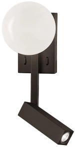 Φωτιστικό Τοίχου-Απλίκα Reflect 4229000 Black Viokef Μέταλλο