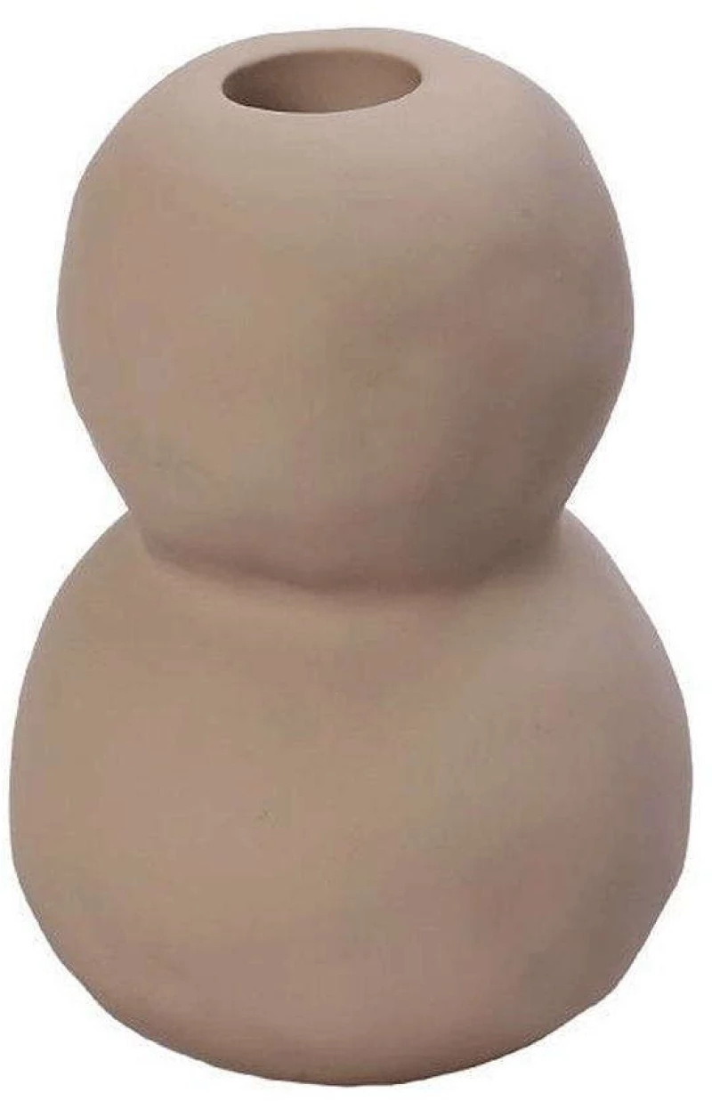 Κηροπήγιο Κεραμικό KLA327K6 8x11,2cm Beige Espiel Κεραμικό