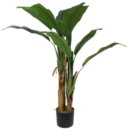 Τεχνητό Δέντρο Μπανανιά NP702_145 Ύψος 145cm Green New Plan Πλαστικό, Ύφασμα