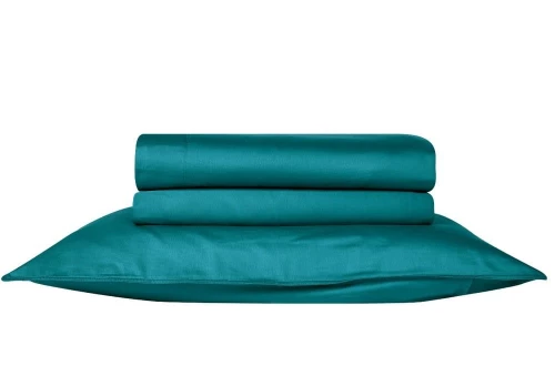 Σεντόνι Opulence 07 Με Λάστιχο Turgoise Kentia King Size 180x235cm 100% Βαμβακοσατέν