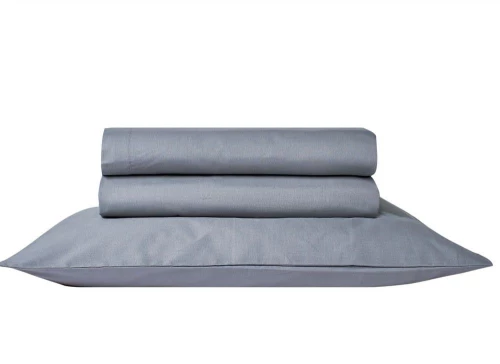 Μαξιλαροθήκες Essential 24 (Σετ 2τμχ) Grey Kentia 50Χ70 50x70cm 100% Πενιέ Βαμβάκι