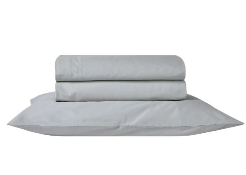 Σεντόνι Essential 22 Με Λάστιχο Light Grey Kentia King Size 180x235cm 100% Πενιέ Βαμβάκι