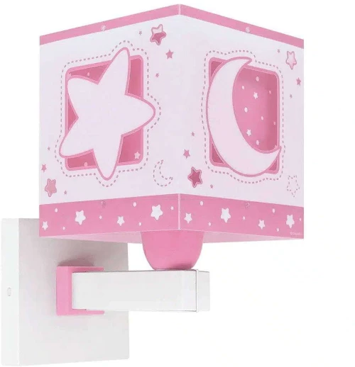 Φωτιστικό Τοίχου - Απλίκα Moonlight 63239S 24x20x15cm 1xE27 15W Pink Ango