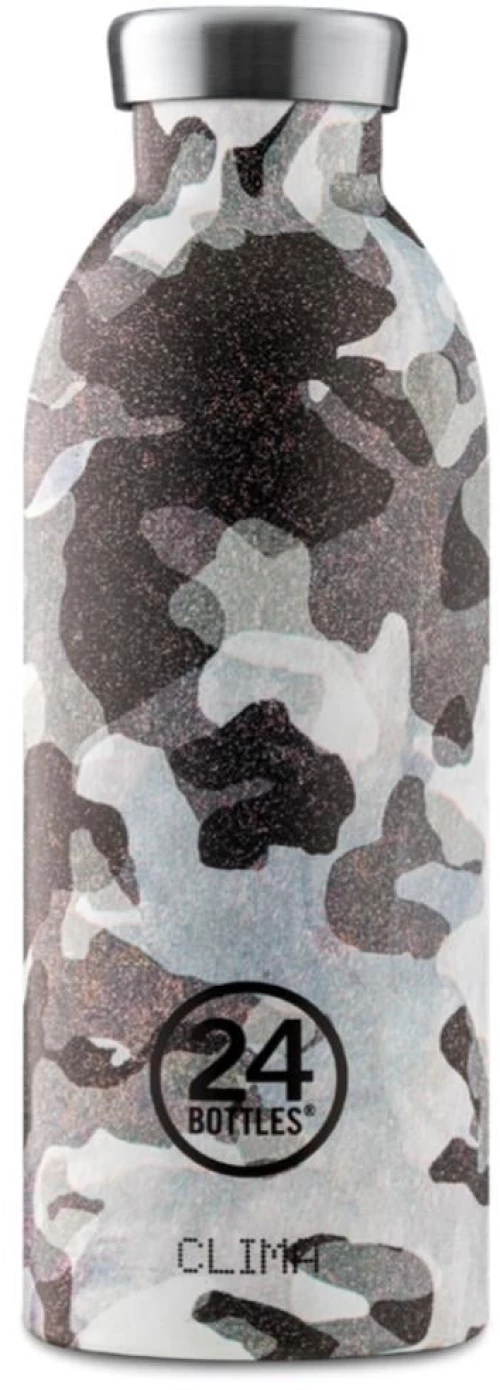 24 Bottles - Clima Bottle 0,5 L - Camo Grey (24B578) / Home and Kitchen