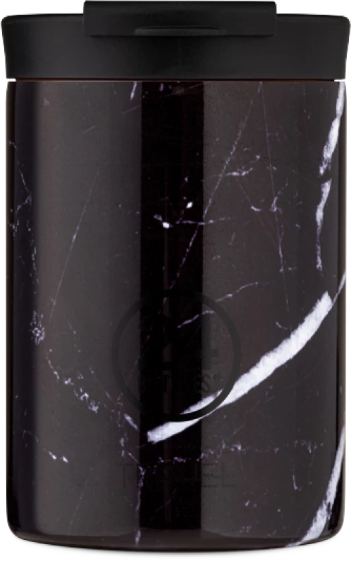 24 Bottles - Travel Tumbler 0,35 L - Black Marble (24B610) / Home and Kitchen