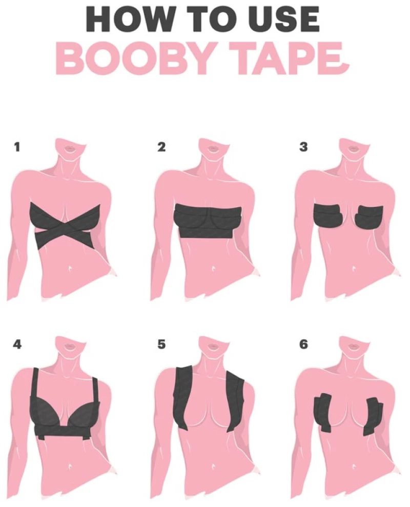 Booby Tape - White / Beauty