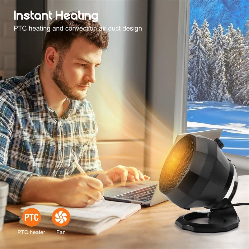 Αερόθερμο  κεραμικό επιτραπέζιο 1800w