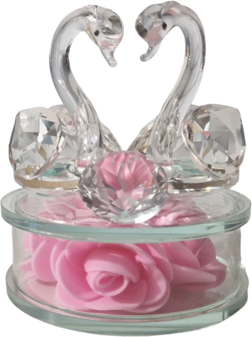 Κρύσταλλο κύκνοι διακοσμητικό