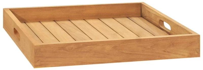 ΔΙΣΚΟΣ ΣΕΡΒΙΡΙΣΜΑΤΟΣ 50 X 50 ΕΚ. ΑΠΟ ΜΑΣΙΦ ΞΥΛΟ TEAK 315457