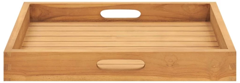 ΔΙΣΚΟΣ ΣΕΡΒΙΡΙΣΜΑΤΟΣ 50 X 50 ΕΚ. ΑΠΟ ΜΑΣΙΦ ΞΥΛΟ TEAK 315457