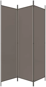 ΔΙΑΧΩΡΙΣΤΙΚΟ ΔΩΜΑΤΙΟΥ ΜΕ 3 ΠΑΝΕΛ ΑΝΘΡΑΚΙ 150X220 ΕΚ. ΑΠΟ ΎΦΑΣΜΑ 350196